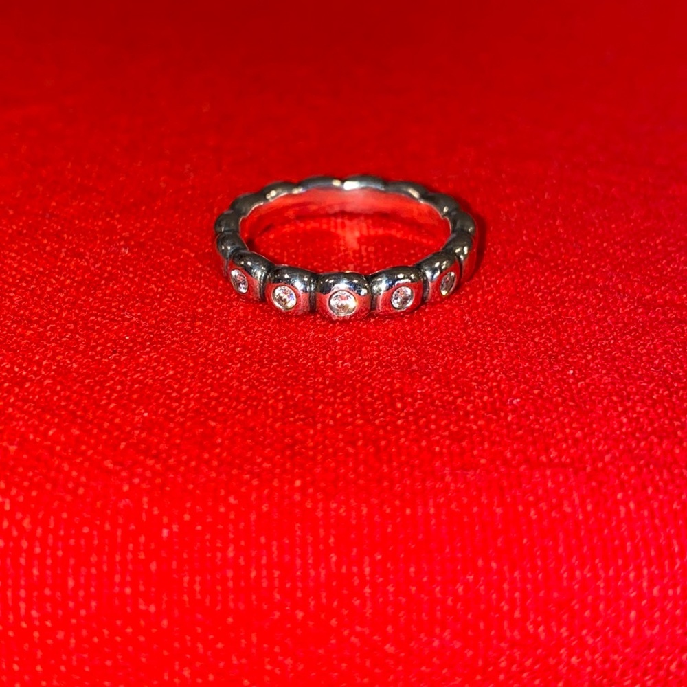 Pandora Sterling Silver Stackable Cloud Ring - image 1